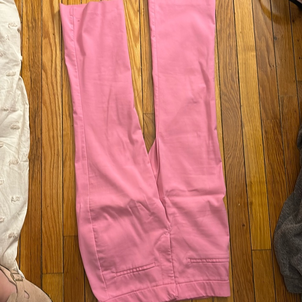 Zara pink cropped slacks